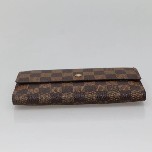 LOUIS VUITTON Damier Ebene Portefeuille International Wallet - Picture 7 of 15
